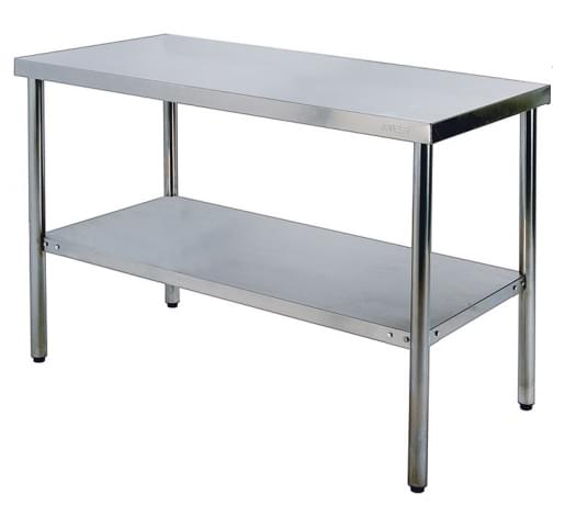 Стол без борта на круглой трубе СП-2