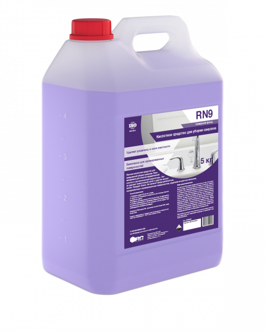 Кислотное средство для уборки санузлов RN 9 (5л)